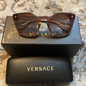 Pink Versace sunglasses